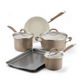 8-Piece Ceramic Nonstick Cookware Set