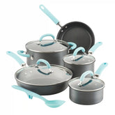 10-Piece Hard Anodized Nonstick Induction Cookware Set