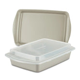 3-Piece Nonstick Covered Cake Pan & Baking Sheet Set
