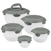 10-Piece Round Nestable Food Storage Containers