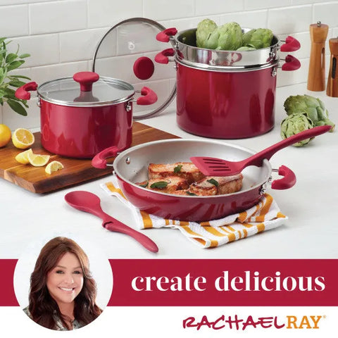 8-Piece Stacking Nonstick Induction Cookware Set