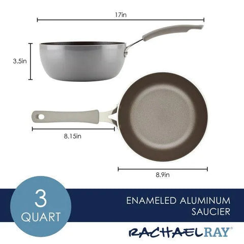 3-Quart Cook + Create Nonstick Saucier Pan