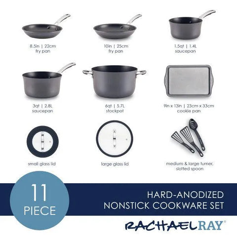 Cook + Create Hard Anodized Nonstick Cookware Sets