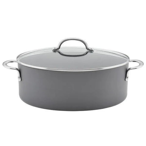 8-Quart Professional Nonstick Oval Hard Anodized Stockpot