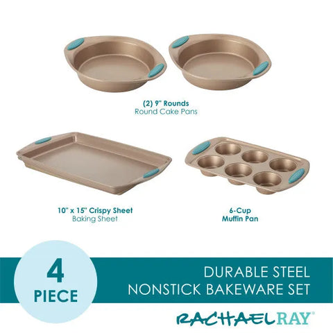 4-Piece Nonstick Bakeware Set