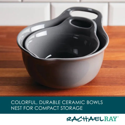 2-Piece Ceramic Mixing Bowl Set