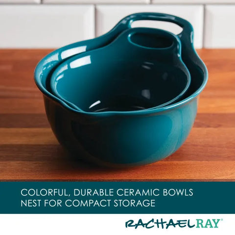 2-Piece Ceramic Mixing Bowl Set