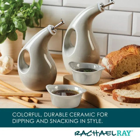 EVOO Bottle and Ramekin Dipper Set