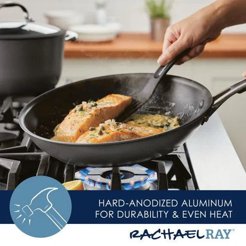 Cook + Create Hard Anodized Nonstick Frying Pans