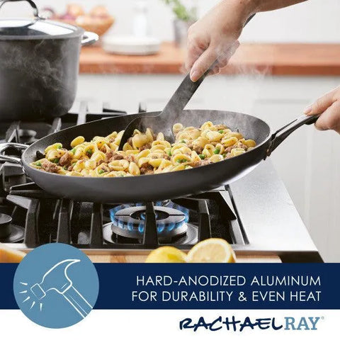 Cook + Create Hard Anodized Nonstick Frying Pans