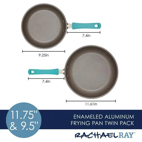 2-Piece Cook + Create Nonstick Frying Pan Set