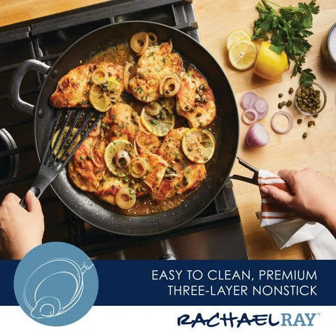 Cook + Create Hard Anodized Nonstick Frying Pans