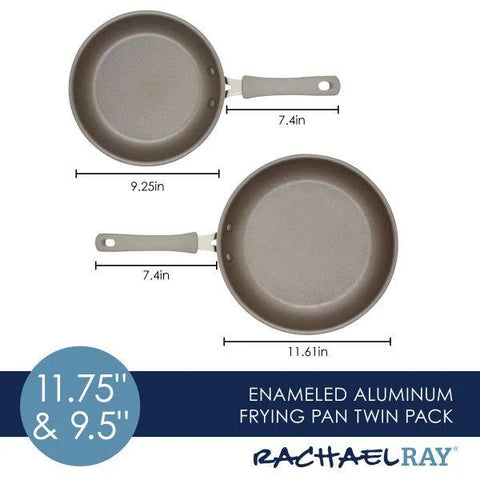 2-Piece Cook + Create Nonstick Frying Pan Set