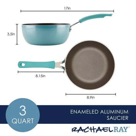3-Quart Cook + Create Nonstick Saucier Pan