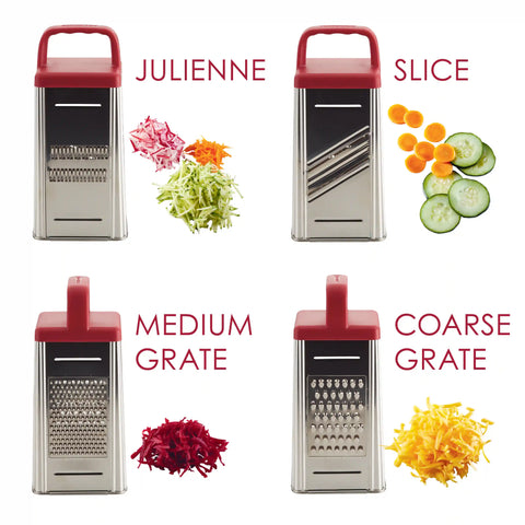 4 - Sided Box Grater with Storage Box