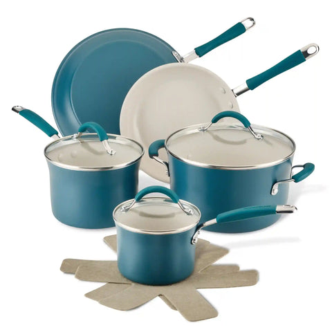10-Piece Ceramic Nonstick Cookware Set