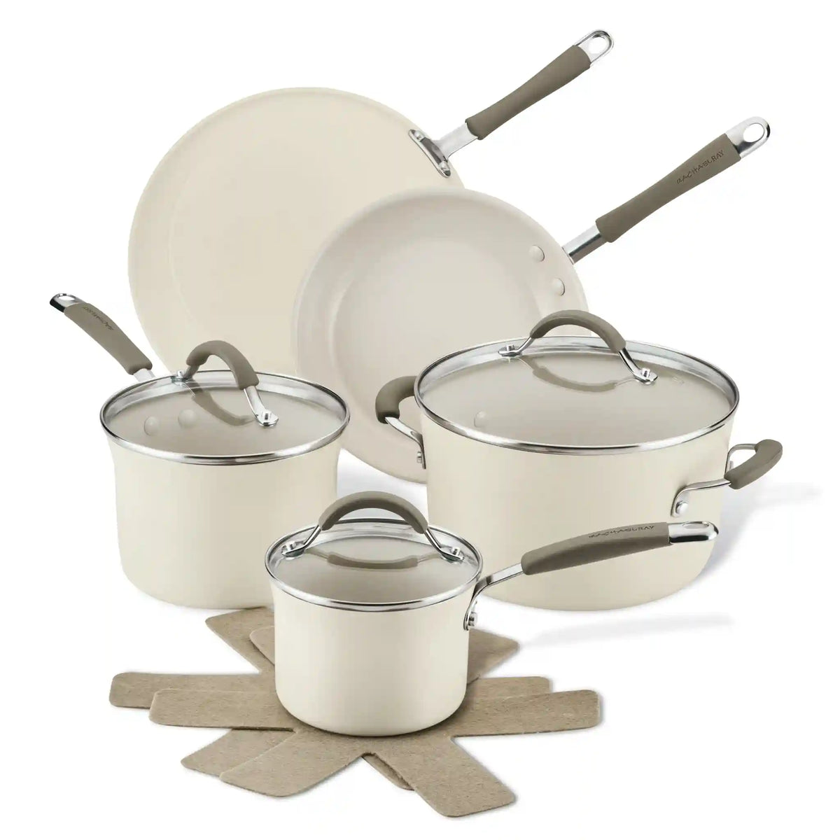 10-Piece Ceramic Nonstick Cookware Set