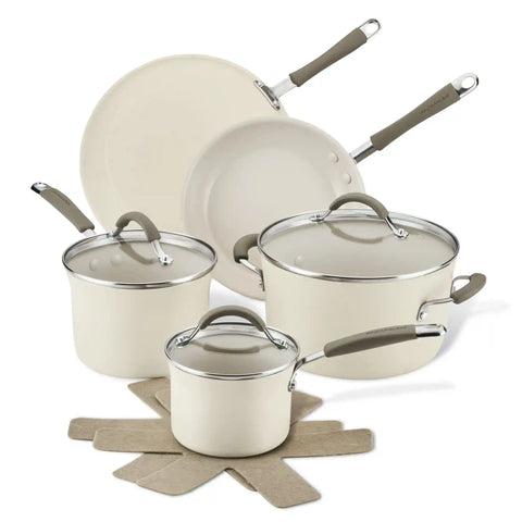 10-Piece Ceramic Nonstick Cookware Set