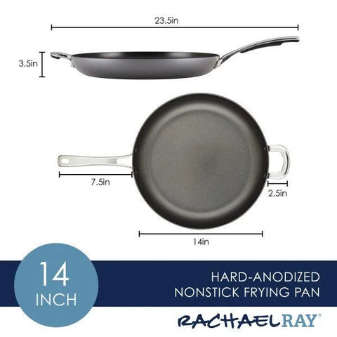 Cook + Create Hard Anodized Nonstick Frying Pans