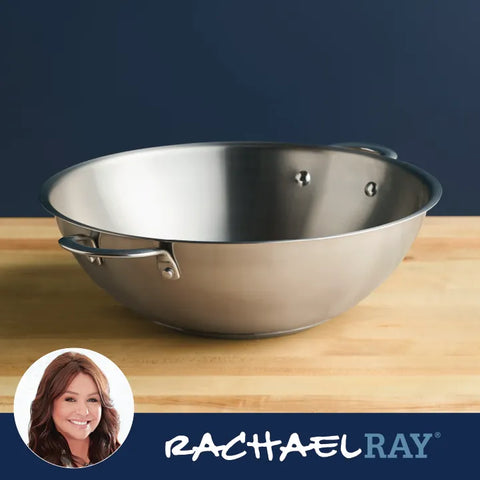 14-Inch Stainless Steel Induction Wok