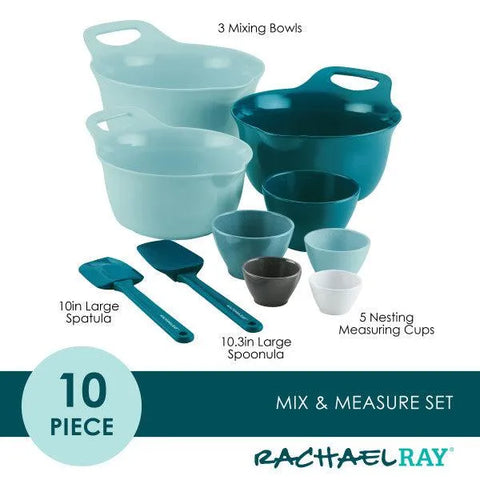 10-Piece Mix, Measure, and Utensil Set