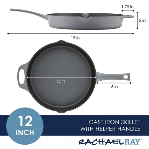 12-Inch NITRO Cast Iron Skillet