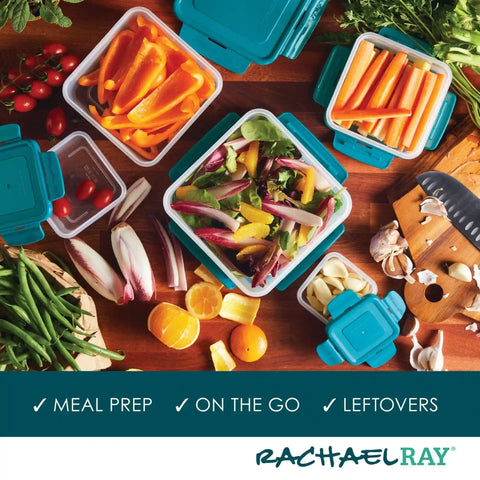 10-Piece Square Nestable Food Storage Containers