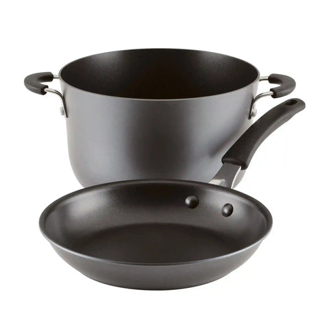 10-Piece Cook + Create Hard Anodized Nonstick Cookware Set