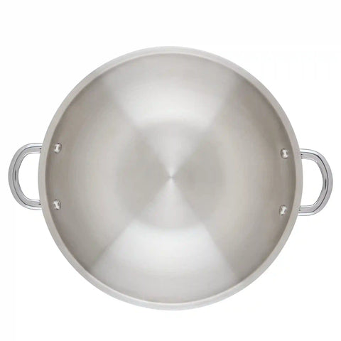 14-Inch Stainless Steel Induction Wok