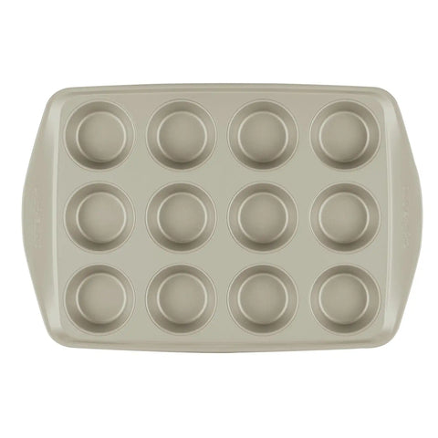 3-Piece Nonstick Covered Cake Pan & Muffin Pan Set