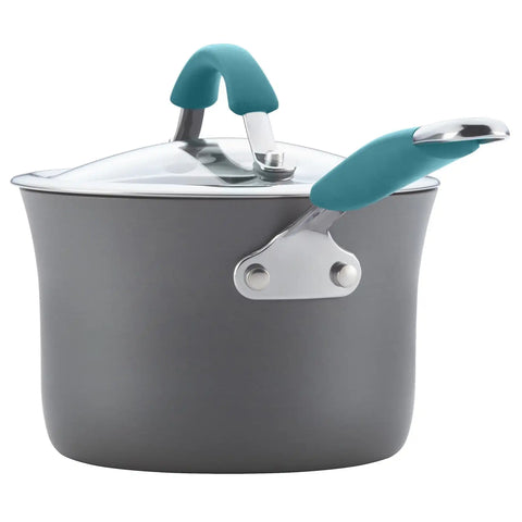 3-Quart Cucina Hard Anodized Nonstick Covered Saucepan