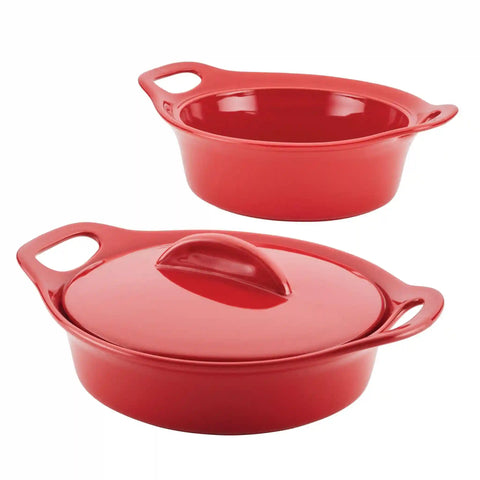 3-Piece Ceramic Casserole Set