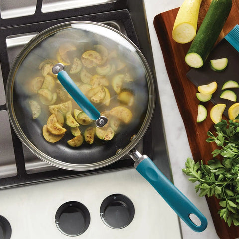 10.25-Inch Hard Anodized Nonstick Induction Covered Deep Frying Pan