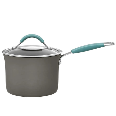 3-Quart Cucina Hard Anodized Nonstick Covered Saucepan