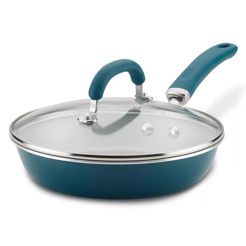 9.5-Inch Nonstick Induction Covered Deep Frying Pan