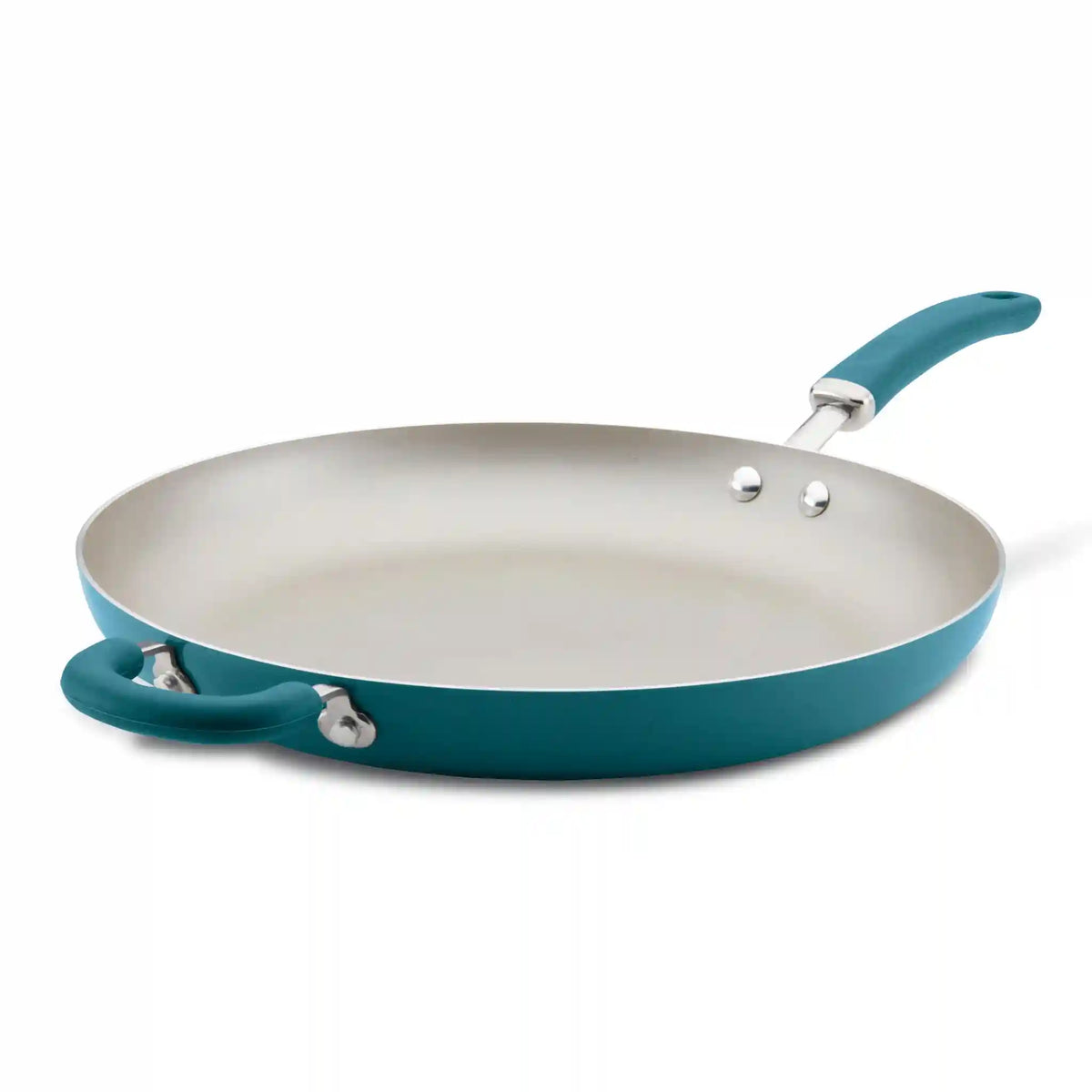 14.5-Inch Nonstick Induction Frying Pan with Helper Handle