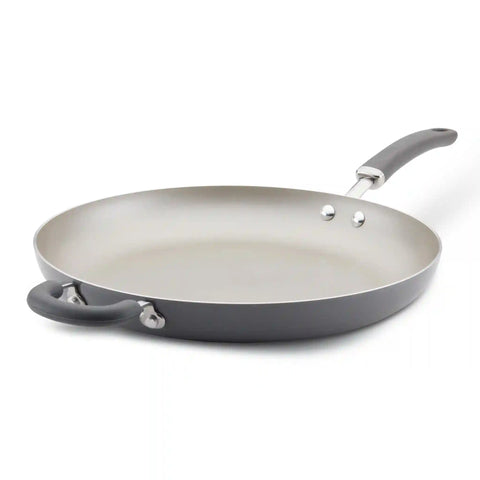 14.5-Inch Nonstick Induction Frying Pan with Helper Handle