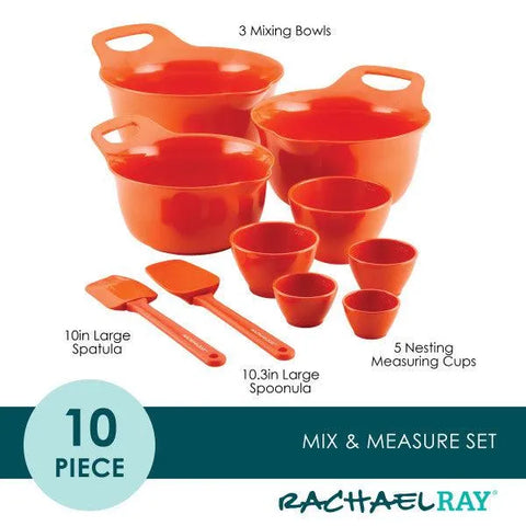 10-Piece Mix, Measure, and Utensil Set