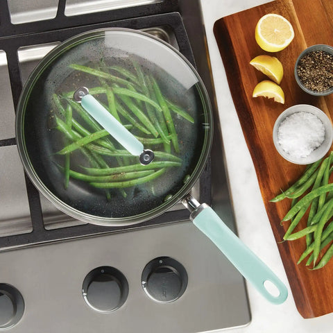 10.25-Inch Hard Anodized Nonstick Induction Covered Deep Frying Pan