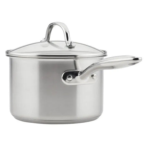 11- Piece Professional Hard-Anodized Nonstick and Induction Stainless Steel Cookware Set