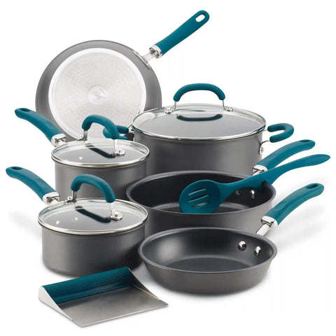 11-Piece Hard Anodized Nonstick Induction Cookware Set